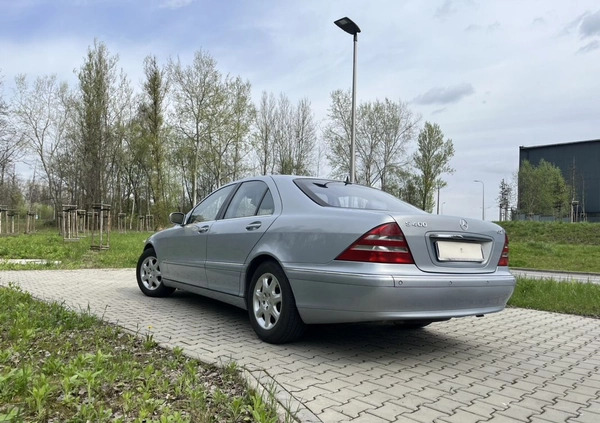 Mercedes-Benz Klasa S cena 21900 przebieg: 170000, rok produkcji 2000 z Częstochowa małe 742